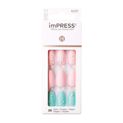 Kiss KISS imPRESS color Press-On Manicure M (Dew Drop) 30 ks