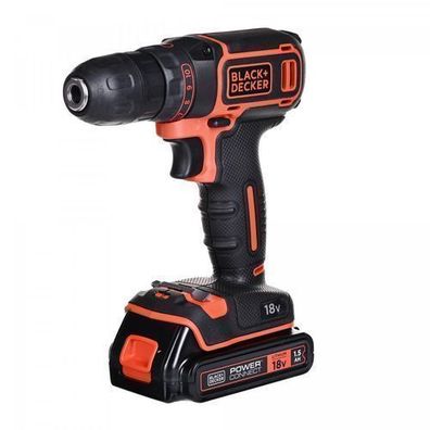 18V BDCDC18B BLACK DECKER Akku-Bohrschrauber + 2 Akkus + Ladegerät