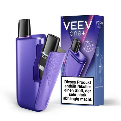 VEEV one+ PLUS Vape Kit E-Zigaretten Akku Pod-System Starlit PURPLE
