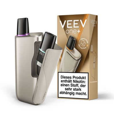 VEEV one+ PLUS Vape Kit E-Zigaretten Akku Pod-System Moonlight GOLD