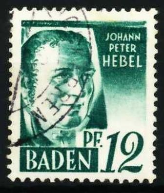 FZ BADEN 1. Ausgabe Spezialisiert Nr 4yvI gestempelt X5E7F4E