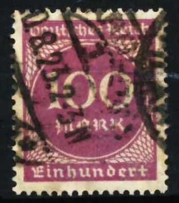 D-REICH INFLA Nr 268b gestempelt X6B41BE