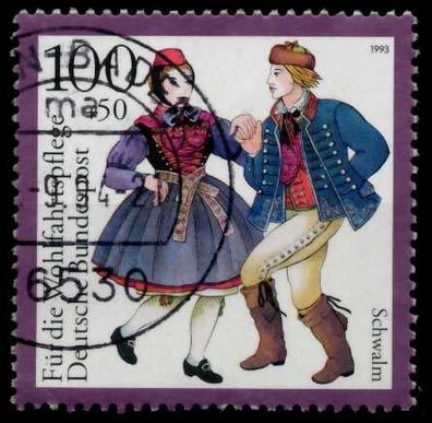 BRD 1993 Nr 1698 gestempelt X77267A