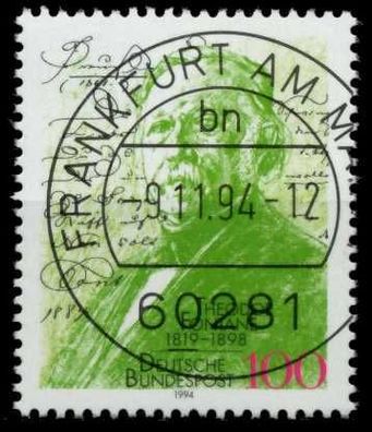 BRD 1994 Nr 1767 zentrisch gestempelt X78FEE6