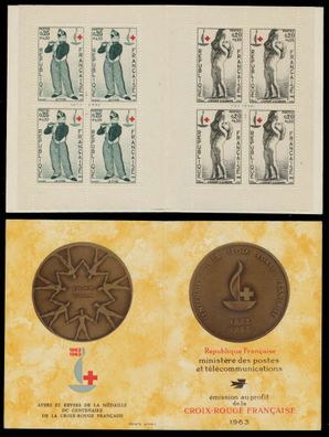 Frankreich Markenheftchen Nr MH 1454-1455 postfrisch S01A626