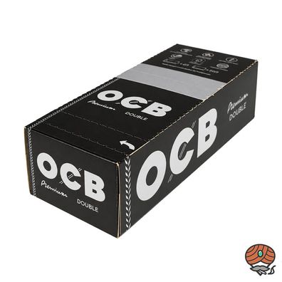 1 Box OCB Premium Double Papers, Zigarettenpapier kurz, 25 x 100 Blatt