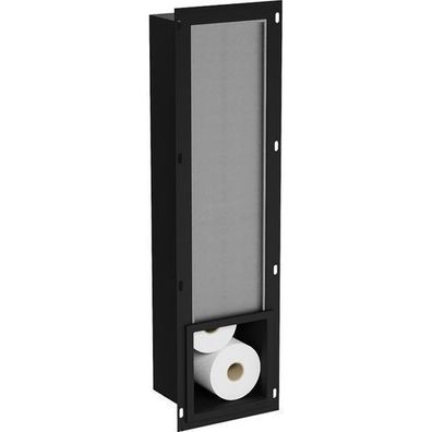 Mexen X-Wall-B Toilettenpapier Aufbewahrung, Schwarz - 1975