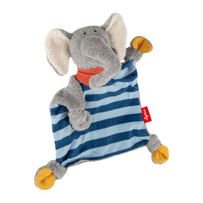 Sigikid, 48935, Schmusetuch Lombardo, Babyspielzeug, Elefant, Schnuffeltuch