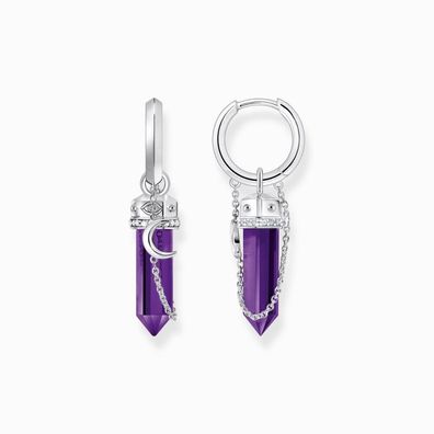 Thomas Sabo - CR722-643-13 - Creolen - Damen - 925er Silber geschwärzt