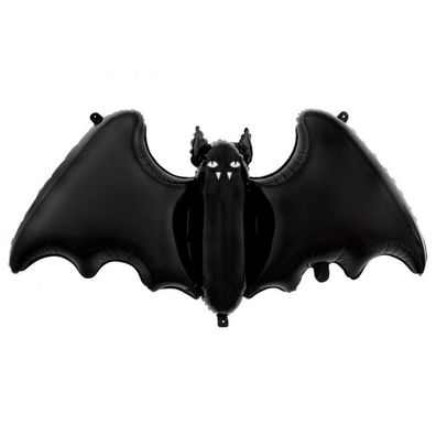 Black Fledermaus-Folienballon 100 cm