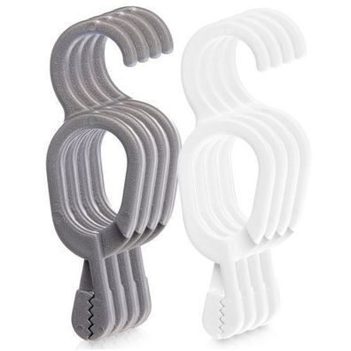 Handtuchclips mit Haken, 8 Stück