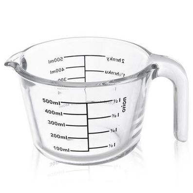 Glasmessbecher für die Küche, 500 ml