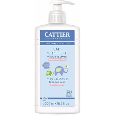 Cattier Baby Cleansing Milk, 500ml, 1 Units