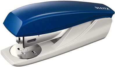 Leitz kleines Heftgerät NeXXt, 25 Blatt, blau, Ergonomisches Kunststoffgehäuse, inkl