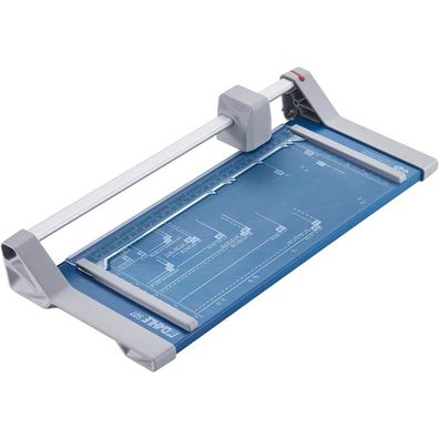 Dahle 507 Schneidemaschine 3. Generation (8 Blatt Schneidleistung, bis DIN A4) blau