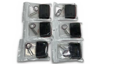 Ctricalver 6 Stéck Laserlinie Modul 405nm 3-5V Violett mit AA Batteriehalter