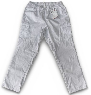 BP 1646-400-21-Ln Unisex-Hose mit Gummizug 215g/m² Stoffmischung weiß Ln