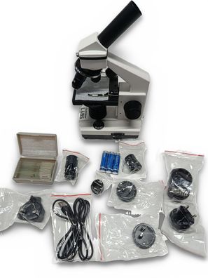 Celestron CL-CM800 Mikroskop 40x-800x Vergrößerung LED-Beleuchtung Weiß