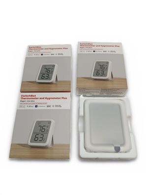 SwitchBot Thermometer Hygrometer 4 Stück Bluetooth Innensensor mit App