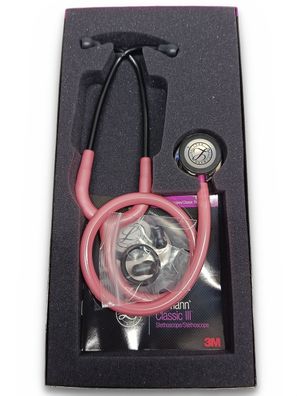 Littmann Classic III Stethoskop 5962 Schlauch Perlrosa Edelstahl