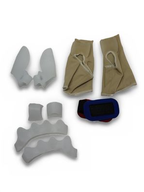 Haluto 6in1 Set Hallux Valgus Korrektur Zehenspreizer Bandage Schiene