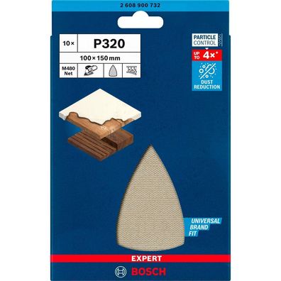 Bosch Expert M480 Netzstruktur-Schleifblatt 100 x 150mm, K320