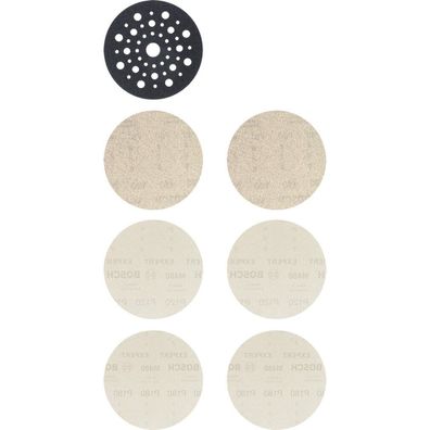 Bosch Expert M480 Netzstruktur-Schleifblatt-Set ø 125mm, K80 / 120 / 180