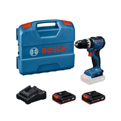 Akku-Schlagbohrschrauber GSB18V-52 mit 2 Akkus 18 Volt 2,0 Amperestunden im L-Case