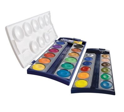 Pelikan K24 Wasserfarbkasten / Malkasten 24 Farben