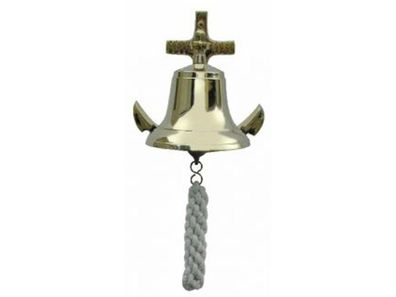 Glocke mit Anker-Wandhalterung 12 cm