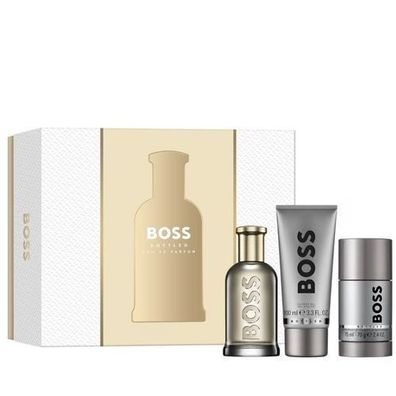 Hugo Boss BOSS Bottled Duftset: Eau de Parfum 100ml + Duschgel 100ml + Deostick