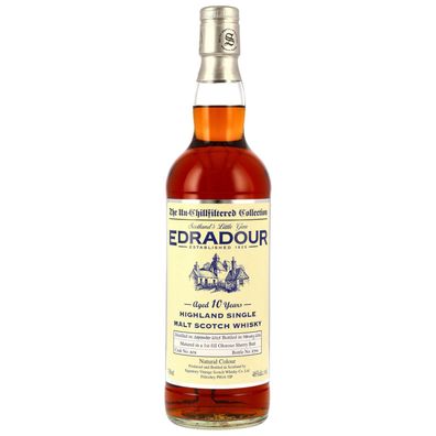 Edradour 10 Jahre (2015-2026) / 1st Fill Oloroso Sherry Butt #303 / 46% 0,7l Sig. Vin