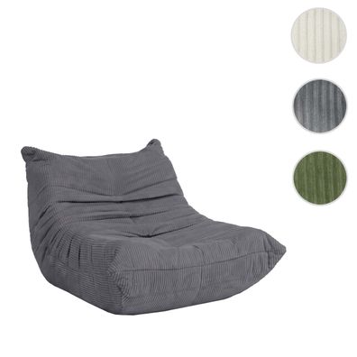 Sessel HWC-R34, Loungesessel Relaxsessel Polstersessel Stoff/Textil Cord (300 g/m²)