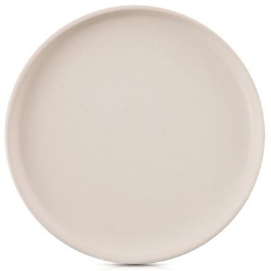 SCANDI Keramik-Speiseteller in Creme, 26,5 cm