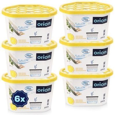 ULTRA FRESH Zitronen-Feuchtigkeitsabsorber 230 g 6 Stück
