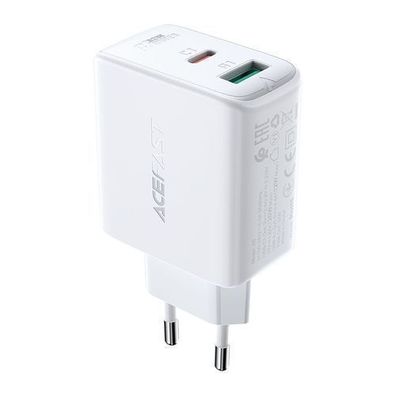 Acefast USB-C/USB Netzteil 32W, PPS, PD, QC 3.0, AFC, FCP - Weiss (A5)