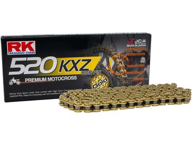 RK Kette "GB520KXZ" 5/8 x 1/4, Premium Motocross K 116 Glieder, C