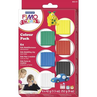 Staedtler Modelliermasse FIMO® kids Colour pack - basic Staedtler 803201