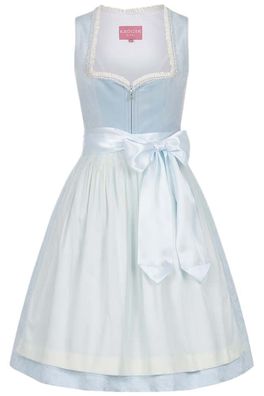 Krüger Dirndl Venedig 50er Länge hellblau - Größe: 40
