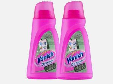 Vanish Oxi Action Flüssig Fleckenentferner Multi-Power Doppelpack 2x1L
