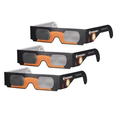 Bresser - 15211 - Sonnernfinsternis-Brillen - 3er Set - Design A