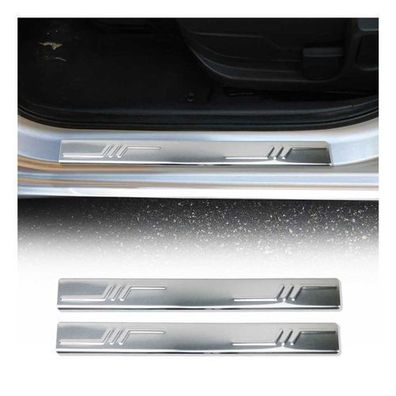 Einstiegsleisten Türschweller für Toyota Corolla 2006-2013 Edelstahl Silber 2tlg