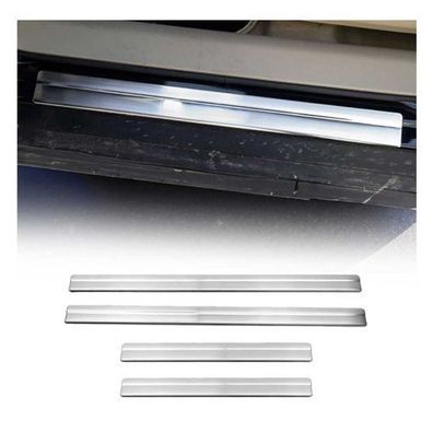 Einstiegsleisten Türschweller für Nissan Navara 2005-2015 Edelstahl Silber 4tlg