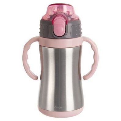 Thermobecher für Kinder, Edelstahl, rosa, 300 ml