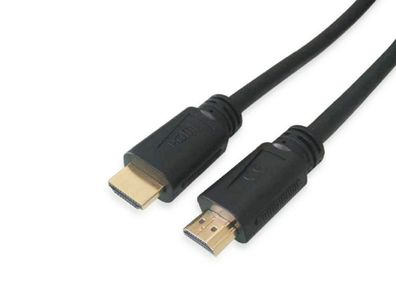 Equip HDMI-Kabel Ethernet Cat6A RJ45 geschirmt 10m grau