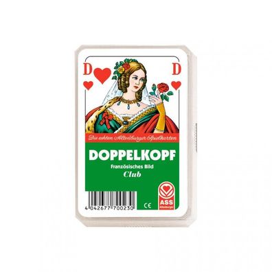 Doppelkopf französisches Bild - Kunststoffetui