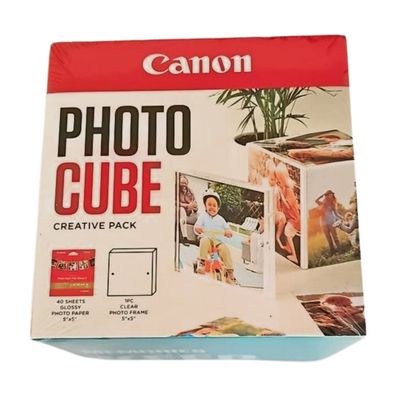 Canon Photo Cube Creative Pack Fotopapier Clear Frame Neu OVP