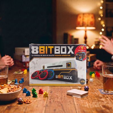 8Bit Box Iello Brettspiel Retro Gaming Konsole 3 Spiele Neu OVP Französisch