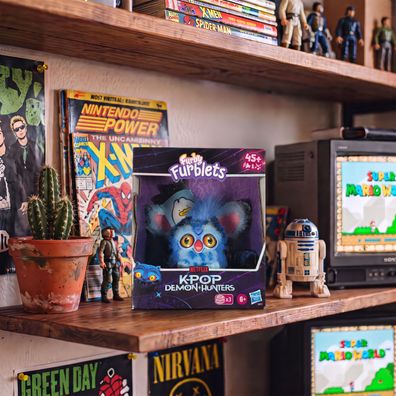 Hasbro Furby Furblets Derpy Tiger KPop Demon Hunters Mini Plüsch 45 Sounds Neu