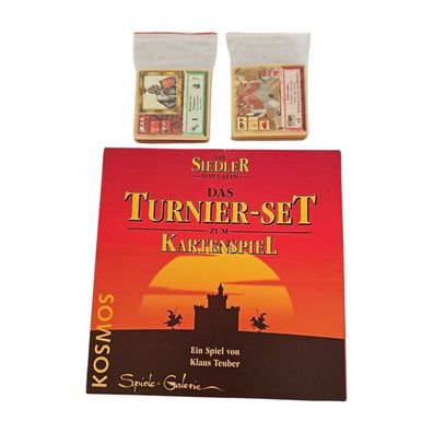 Siedler Catan Turnier-Set 1. Aufl. 1997 + Wissenschaft & Fortschritt + Ritter